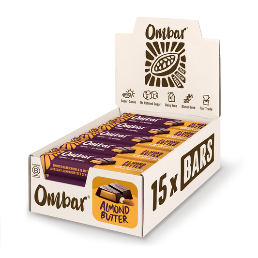 Wholesale Ombar Chocolate Bars Almond Butter 42g