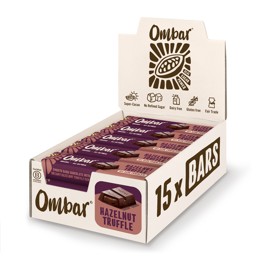 Wholesale Ombar Chocolate Bars Hazelnut Truffle 42g