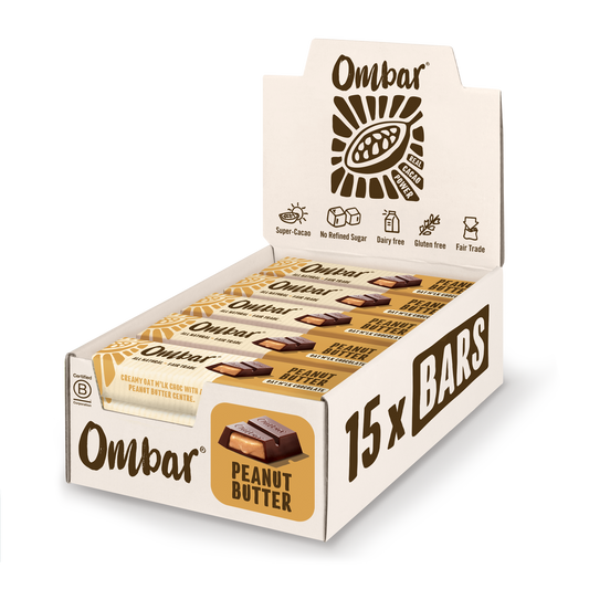 Wholesale Ombar Oat Milk Chocolate Bars Peanut Butter 42g