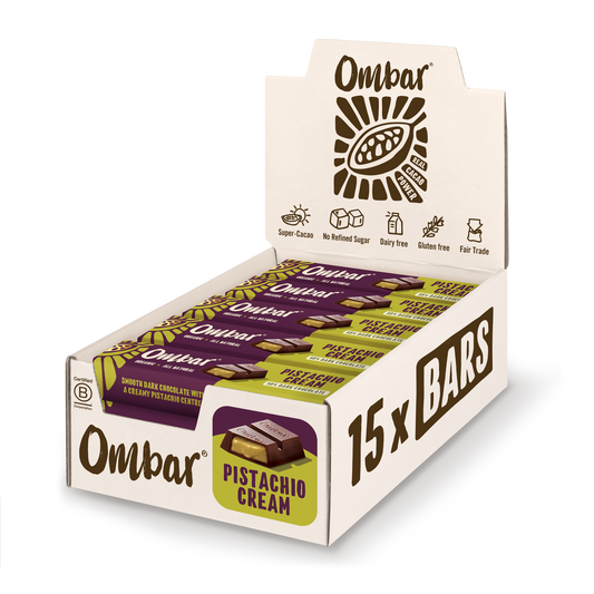 Wholesale Ombar Chocolate Bars Pistachio Cream 42g