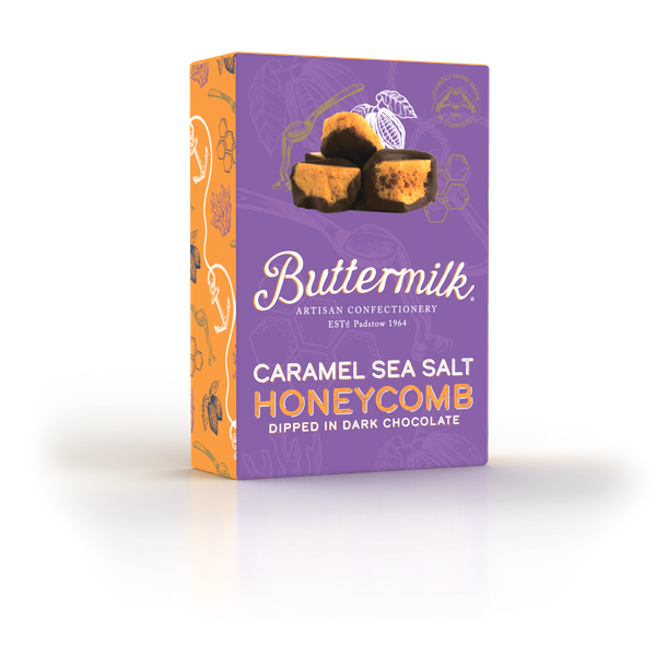 Buttermilk Dark Chocolate Sea Salt Honeycomb Pieces [Box of 6]