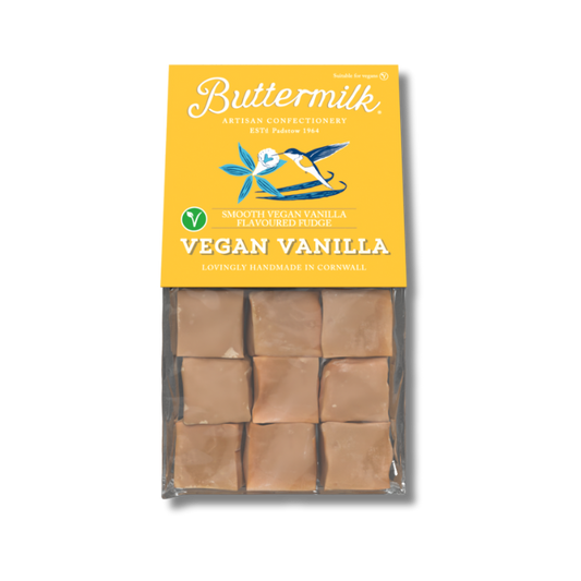 Buttermilk Vegan Fudge - Vanilla [Box of 16]