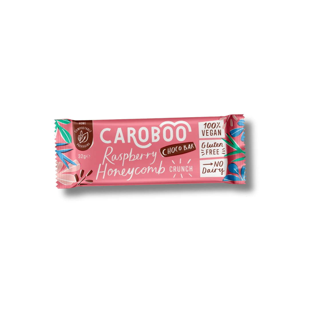 Caroboo Bar - Raspberry & Honeycomb [Box of 20]