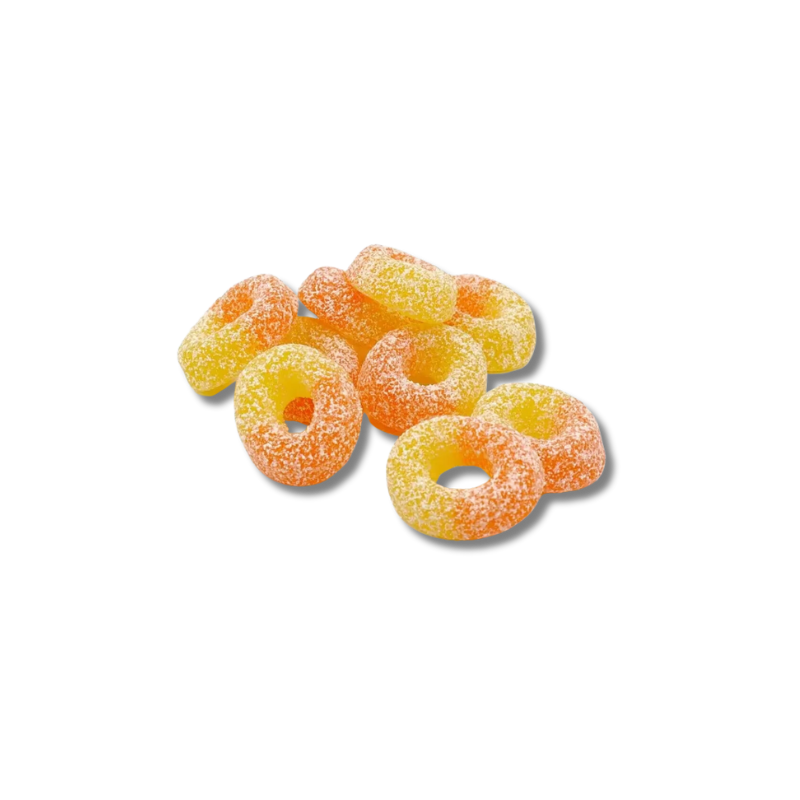 Wholesale Vegan Fizzy Peach Rings