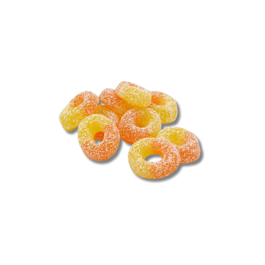 Wholesale Vegan Fizzy Peach Rings