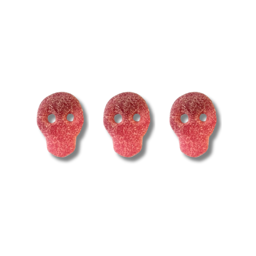 Fizzy Pomegranate & Cherry Skulls 2kg
