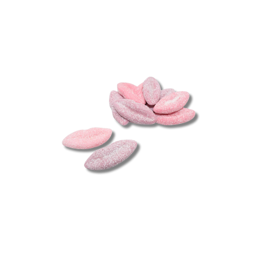 Wholesale Vegan Fizzy Lips in a bulk 2kg bag