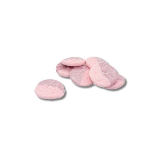 Wholesale Vegan Sour Cherry & Strawberry Foam Smileys in a bulk 2kg bag