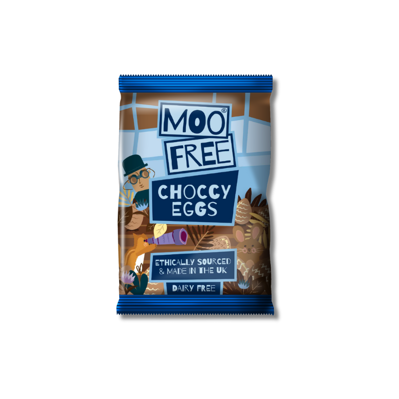 Moo Free Choccy Eggs [Box of 16]