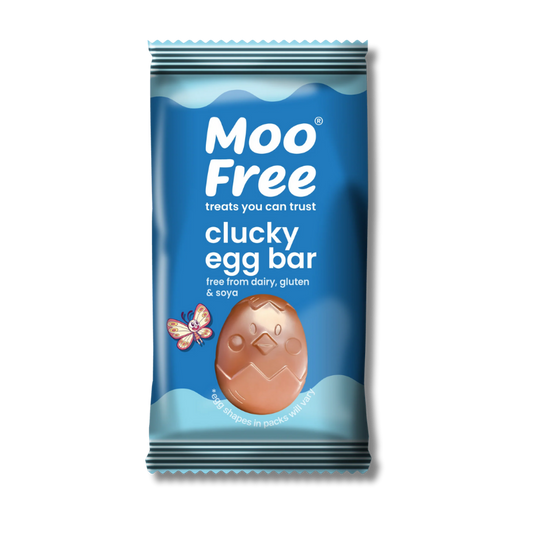 Moo Free Egg Shaped Chocolate Bar [Box of 20]