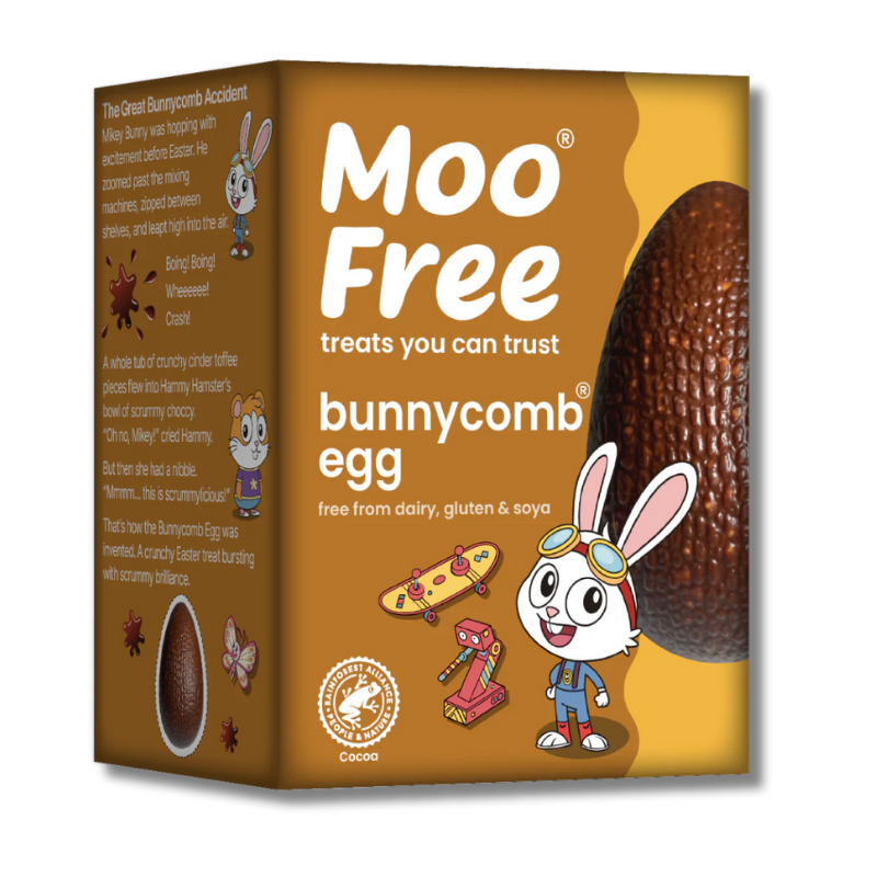 Moo Free Bunnycomb Easter Egg [Box of 6]