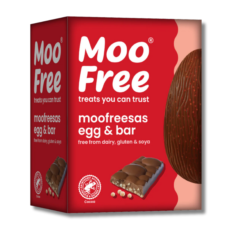 Moo Free Moofreesas Easter Egg + Moofreesas Bar [Box of 4]