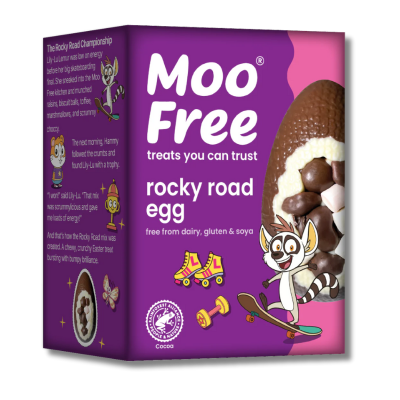 Moo Free Rocky Road Easter Egg [Box of 6]