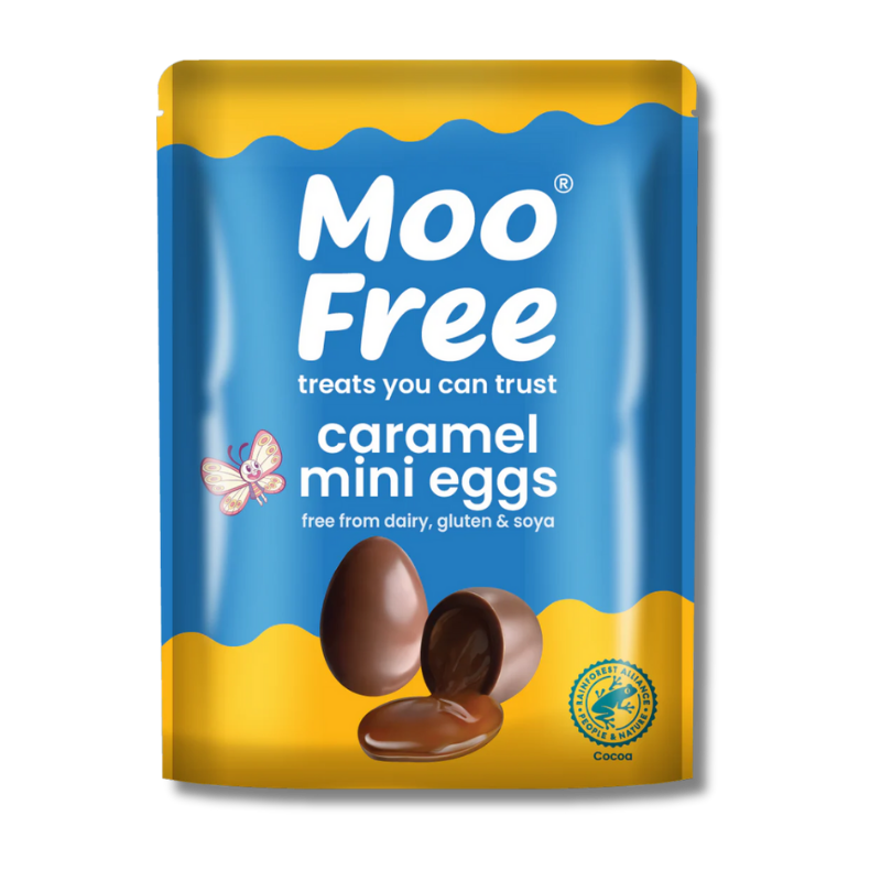 Moo Free Caramel Mini Eggs [Box of 8]