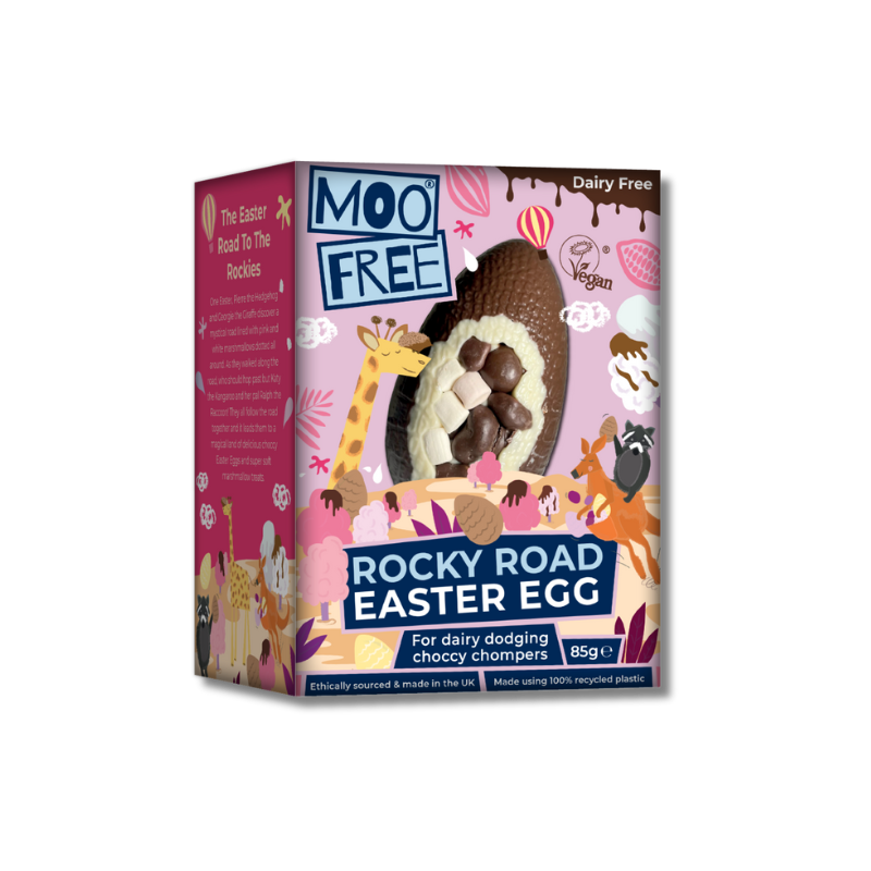 Moo Free Rocky Road Easter Egg [Box of 6]