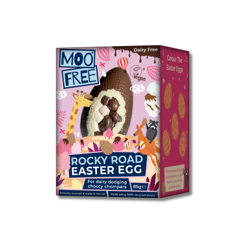 Moo Free Rocky Road Easter Egg [Box of 6]