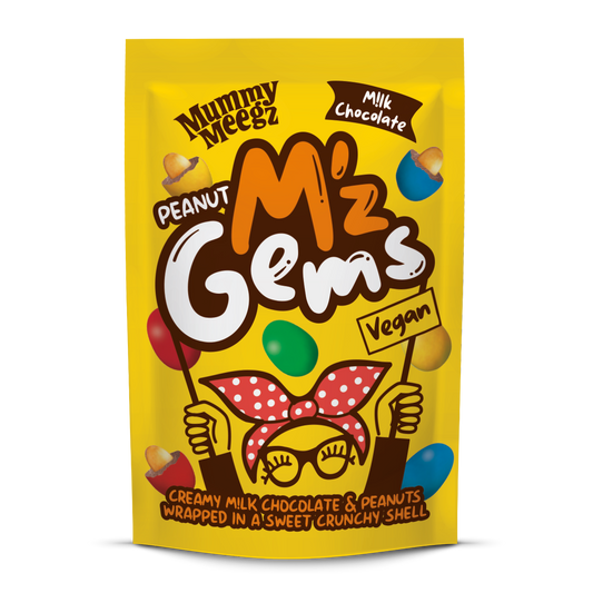 Mummy Meegz M'z Gems Peanut Sharing Bag 80g [Box of 12]