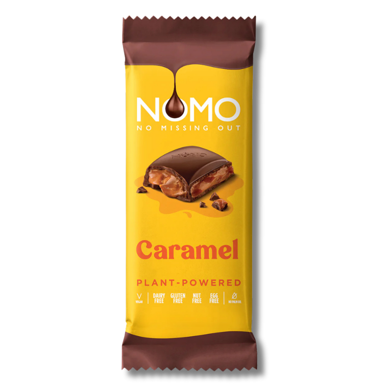 Nomo Caramel Chocolate Bar - Large [Box of 10]