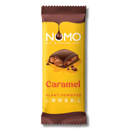 Nomo Caramel Chocolate Bar - Large [Box of 10]