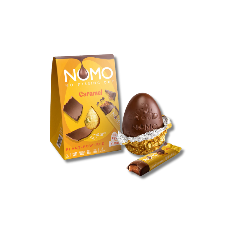 Nomo Caramel Easter Egg + Bar [Box of 4]