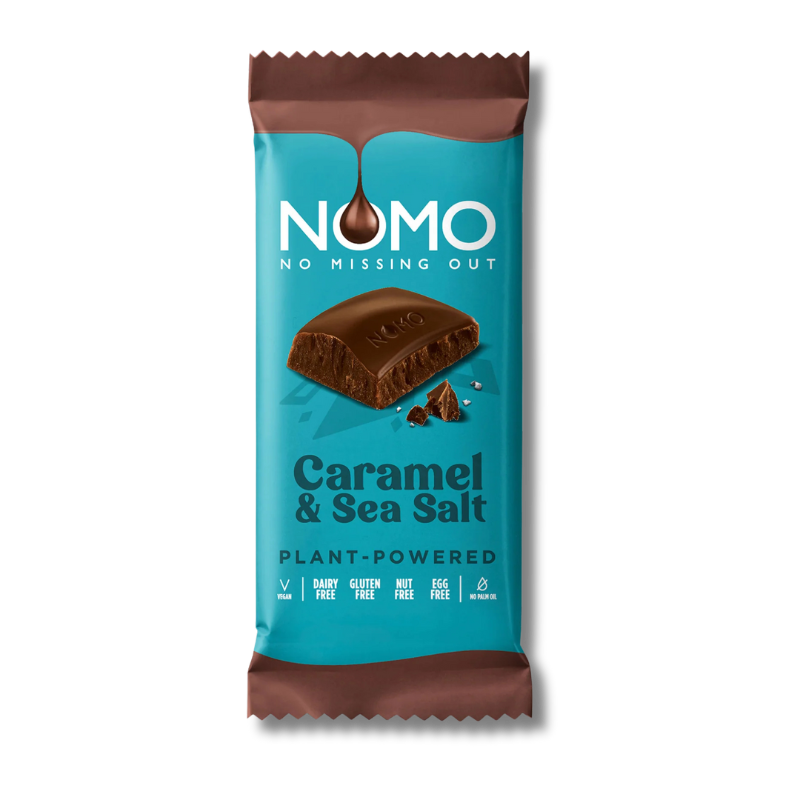 Nomo Caramel & Sea Salt Bar - Large [Box of 12]