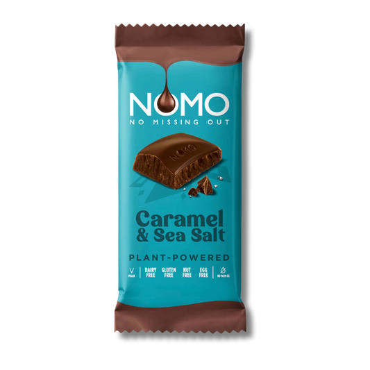 Nomo Caramel & Sea Salt Bar - Large [Box of 12]