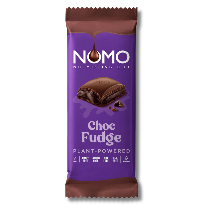 Nomo Fudge Chocolate Bar - Large [Box of 10]