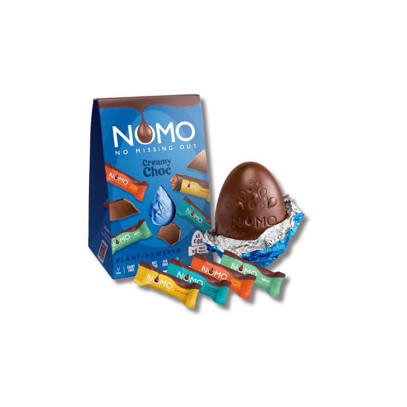 Nomo Creamy Choc Easter Egg + Mini Bars [Box of 4]