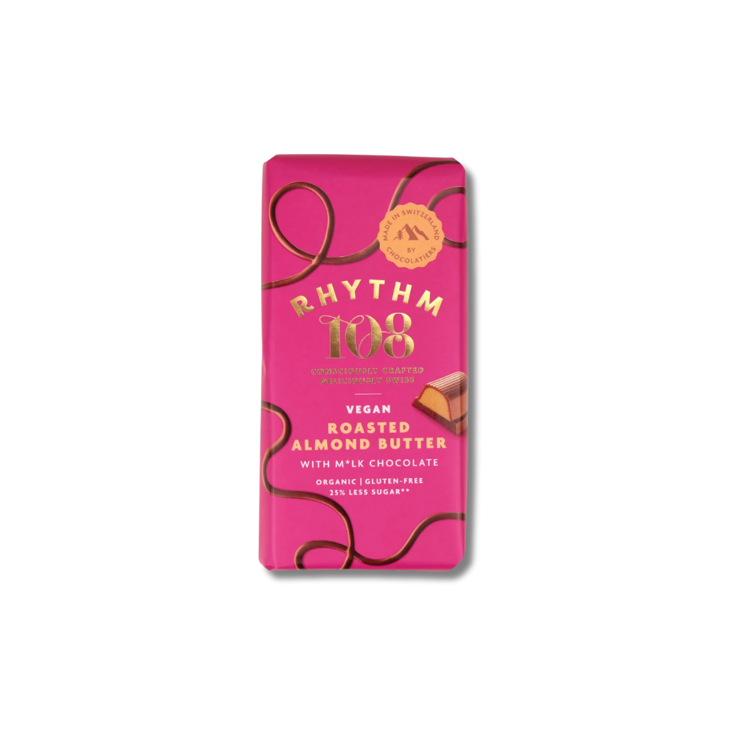 Rhythm 108 Chocolate Bar Roasted Almond Butter [Box of 9]