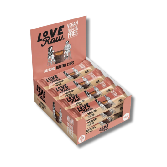 LoveRaw Butter Cups - Almond [Box of 12]