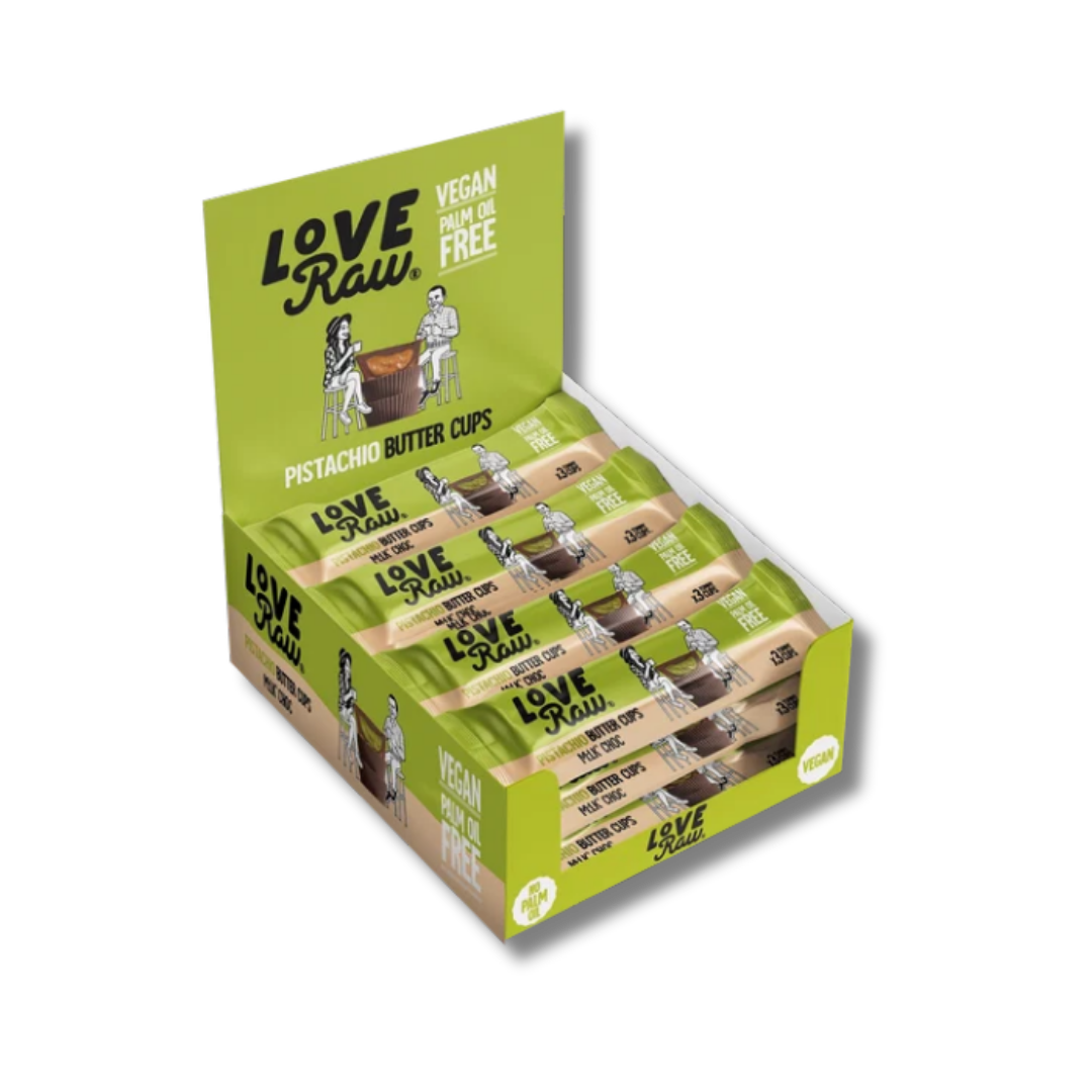 LoveRaw Butter Cups - Pistachio [Box of 12]