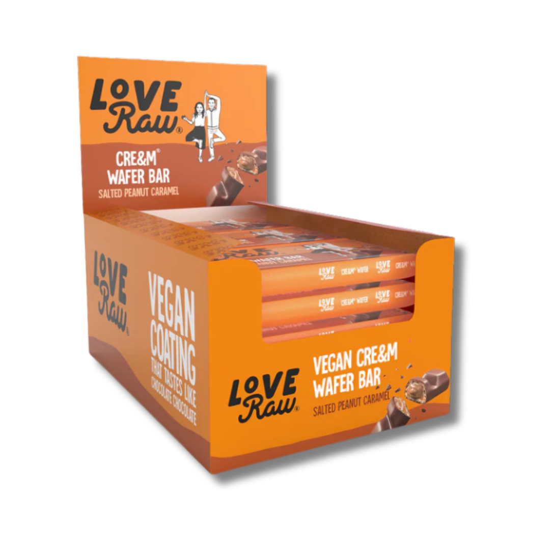 LoveRaw Wafer Bar - Salted Peanut Caramel [Box of 12]