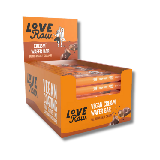 LoveRaw Wafer Bar - Salted Peanut Caramel [Box of 12]